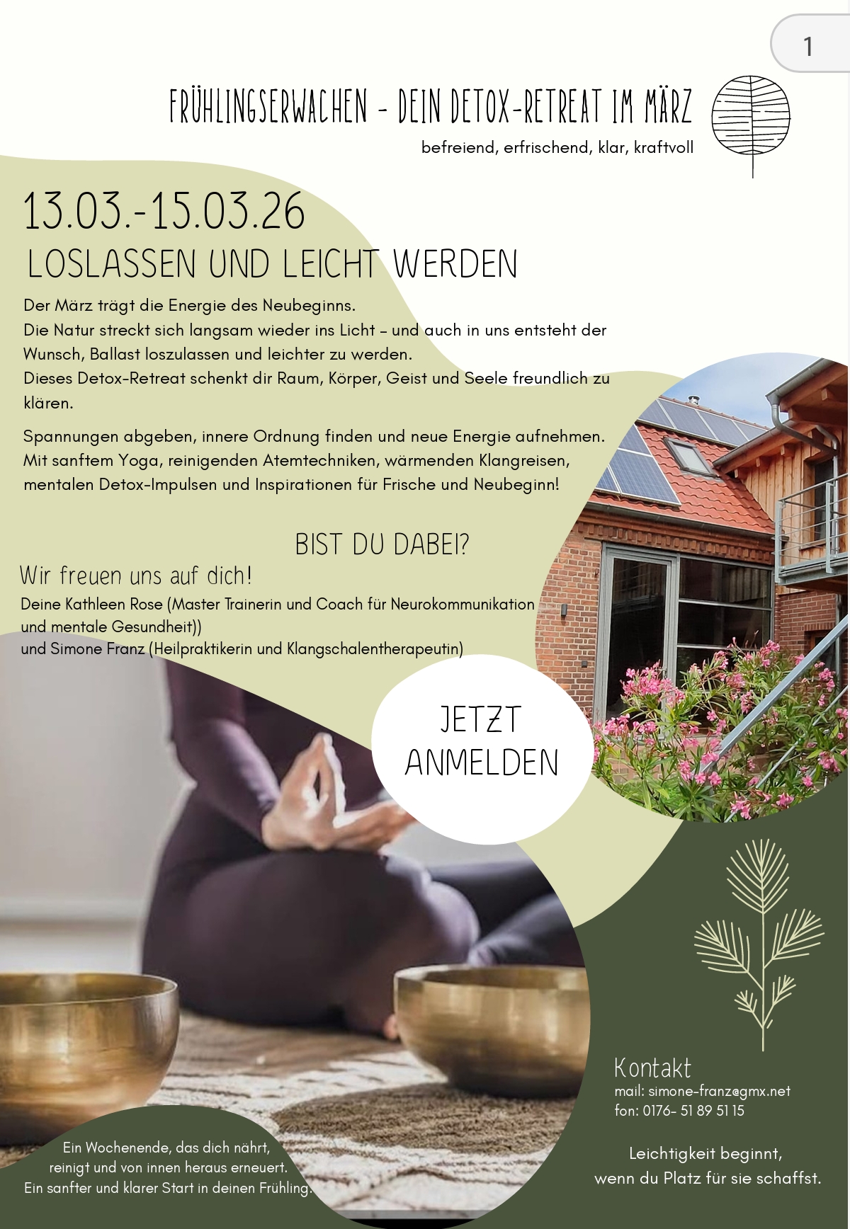 Retreat-Wochenende-Intro verlinktes Intro für Angebot Retreat-Wochenende