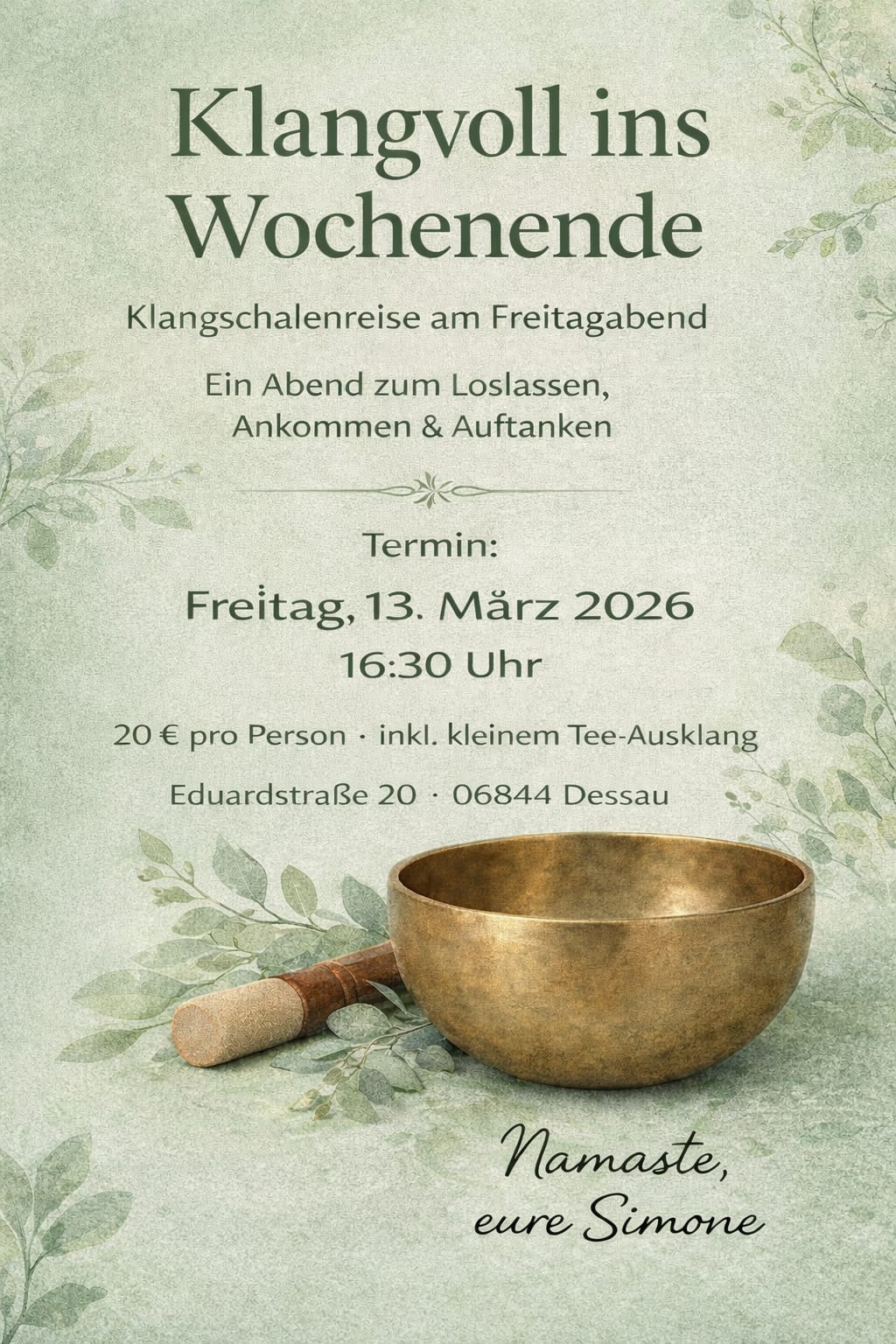 Klangschalenreise Angebot geführte Klangschalenreise im Februar 2026