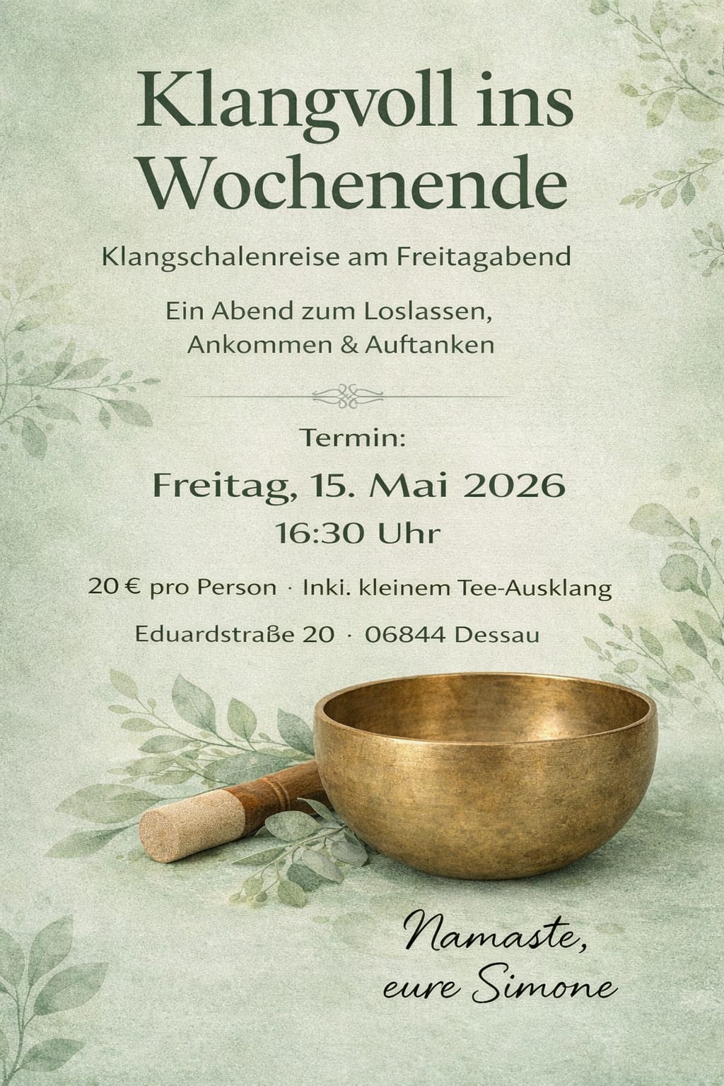 Klangschalenreise Angebot geführte Klangschalenreise im Mai 2026